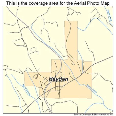 Aerial Photography Map of Hayden, AL Alabama