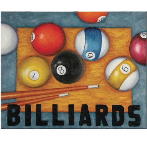 Billiards Wall Art (With images) | Game room decor, Billiards, Billiards room decor