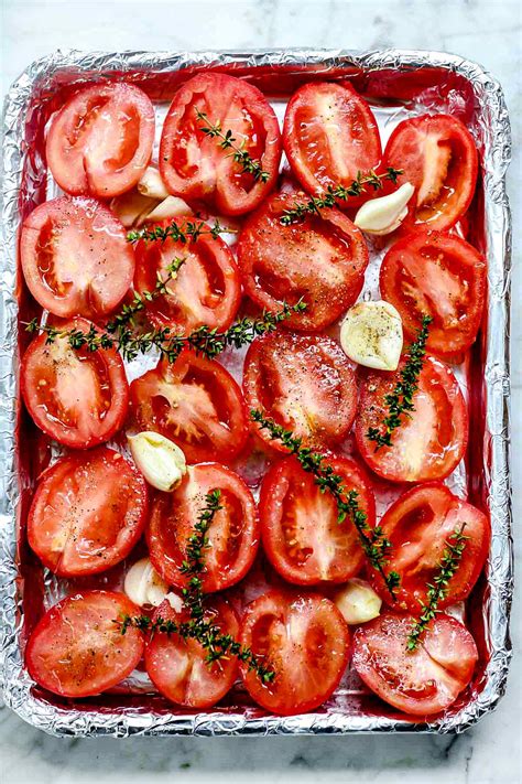 The BEST Roasted Tomatoes | foodiecrush.com