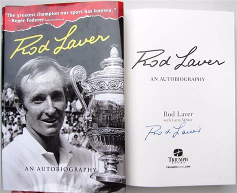 Rod Laver Signed Book Rod Laver: An Autobiography Beckett BAS Authentic ...