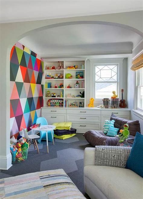 42 Modern Kids Playroom With Genius Storage Ideas | HomeMydesign | Colorful kids room, Modern ...