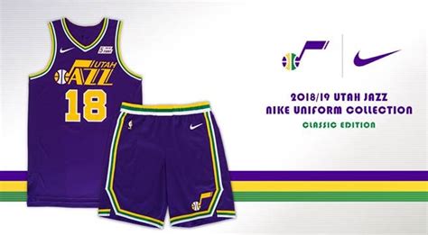 Utah Jazz to wear throwback jerseys in 2018-19