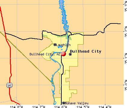 Map Of Bullhead City Arizona | Hiking In Map