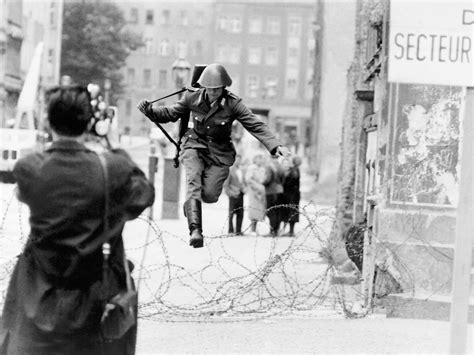 Construction Of The Berlin Wall Cartoon