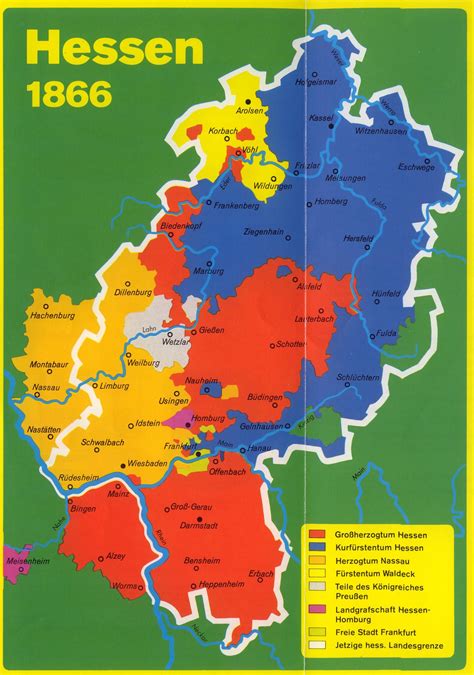 Hessen | Hessen, Masuren polen, Kartographie