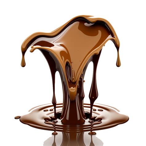 chocolate melted splash element on transparent background , 22903252 PNG