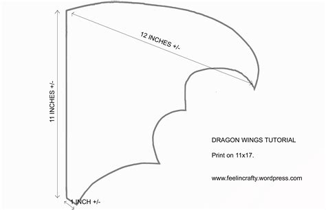 Dragon Wings Template