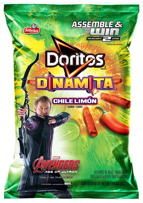 Sabritas Doritos Dinamita Chile Limon Rolled Flavored Tortilla Chips ...