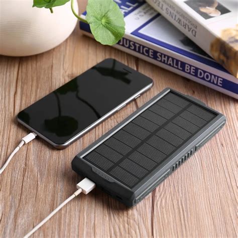 30000mAh Solar Portable Battery Mobile Phone Chargers Externa Universal ...