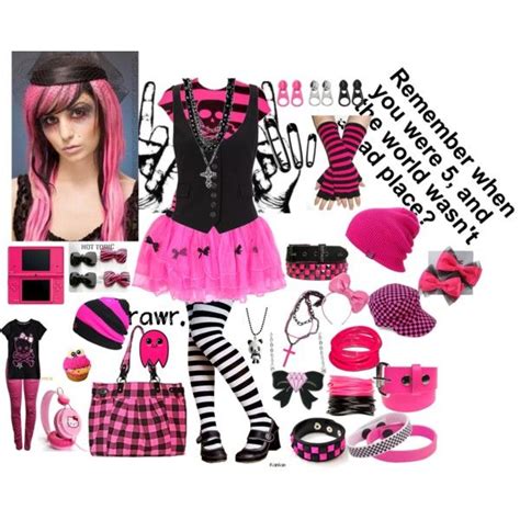 Cute emo/scene outfit | Scene girl outfits, Scene outfits, Gamer girl outfit