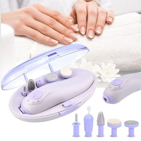 Electric Manicure Pedicure Kit Multifunctional Pedicure Manicure Tools Set Cordless Electric ...