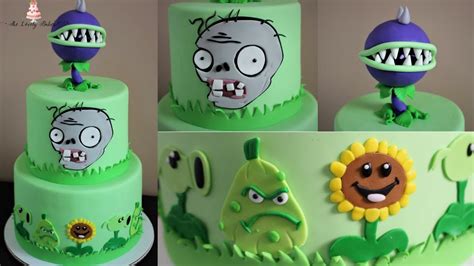 How To Make A Plants Vs Zombies Cake - Cake Walls