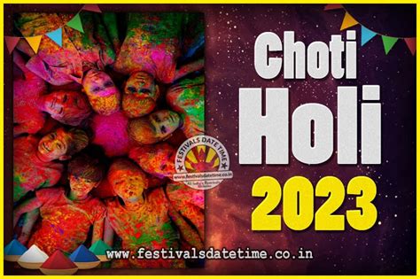 2023 Choti Holi Puja Date Time 2023 Choti Holi Calendar Festivals | Hot Sex Picture