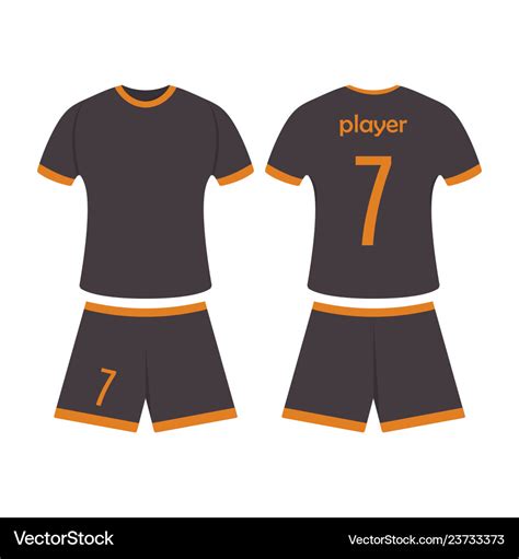 T-shirt sport design template for soccer jersey Vector Image