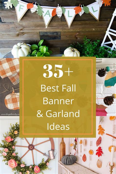 35 Best Fall Banner and Garland Ideas from Pinterest | Fall banner, Pinterest fall decor, Fall ...