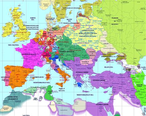 Europe In 1700 Map | Zip Code Map