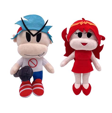 Buy MayDeeFriday Night Funkin Plush Boyfriend and Girlfriend plush toy ...