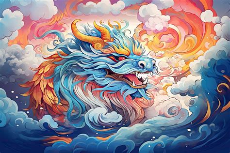 Zodiac dragon art painting cartoon. | Free Photo Illustration - rawpixel