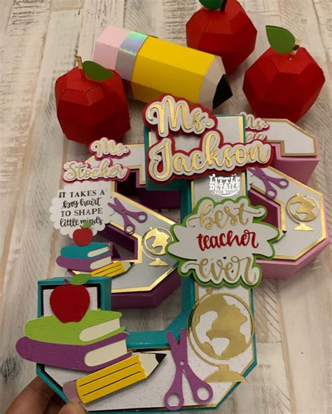 Apple and pencil boxes ️🍎👩‍🏫📚 | Teacher appreciation gifts diy, Appreciation gifts diy, Teacher ...