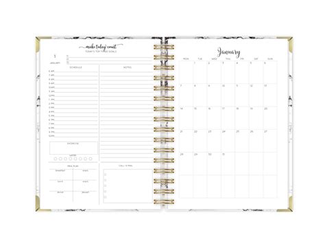 Brown Daily Planner - Simply Notebooks