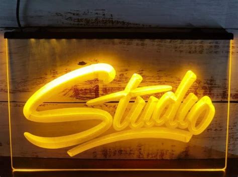 Studio Recording Room LED Sign Bright Neon Sign Hanging Wall Decor for ...