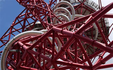 Riding the Orbit Slide at London's Olympic Park - Helen on her holidays