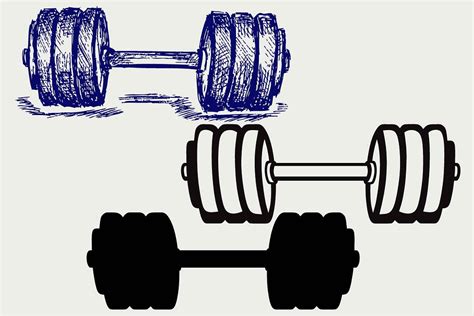 Dumbbell weight 5 | Pre-Designed Illustrator Graphics ~ Creative Market