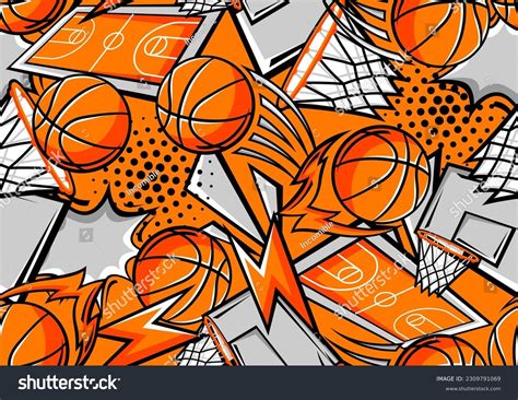 Basketball Texture Vector
