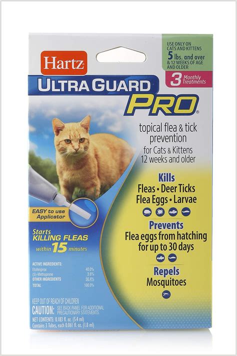 Hartz UltraGuard Pro Topical Flea & Tick Prevention for Cats and ...