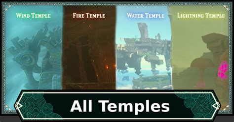 TotK | All Temple Walkthrough - Best Order & All Locations | Zelda Tears Of The Kingdom - GameWith