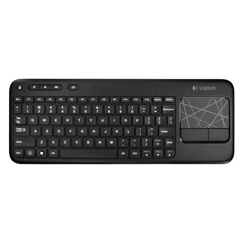 Logitech® - K400 Wireless Keyboard with Built-In Multi-Touch Touchpad