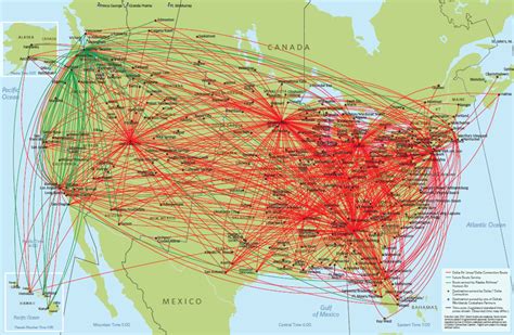 Delta Air Lines Route Map