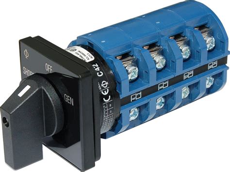 AC Rotary Switch - OFF + 2 Positions 120/240V AC 65A - Blue Sea Systems