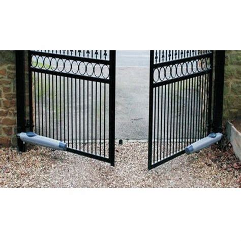 Mild Steel Color Coated Automatic Swing Gate at best price in New Delhi | ID: 16572820473