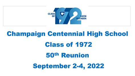 Champaign Centennial High School 50th Class Reunion | WCIA.com