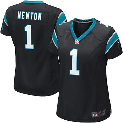 Women's Carolina Panthers Cam Newton Nike Black Limited Jersey