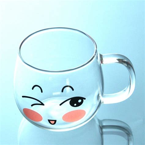 Glass Cups,Glass Coffee Mugs,Tea Cups,Clear Coffee Cup for Cappuccino ...