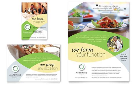 Food Catering Flyer & Ad Template Design