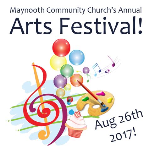 8th Annual Arts Festival – Aug 26th | Maynooth Community Church