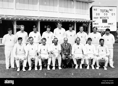 Cricket kent county cricket club Black and White Stock Photos & Images ...