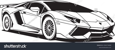 Lamborghini Outline