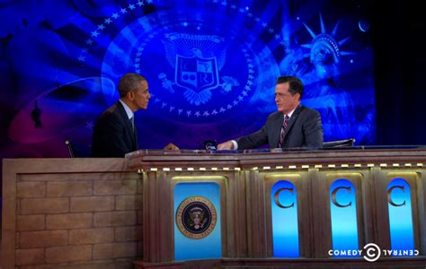 WATCH: Comedian Stephen Colbert Interviews President Obama | WBAL ...