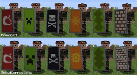 Shield Corrections Minecraft Texture Pack