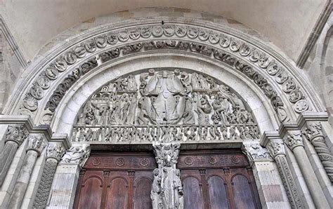 Part II. Romanesque carvings inside a tympanum were used as a "poor man's Bible". In Romanesque ...