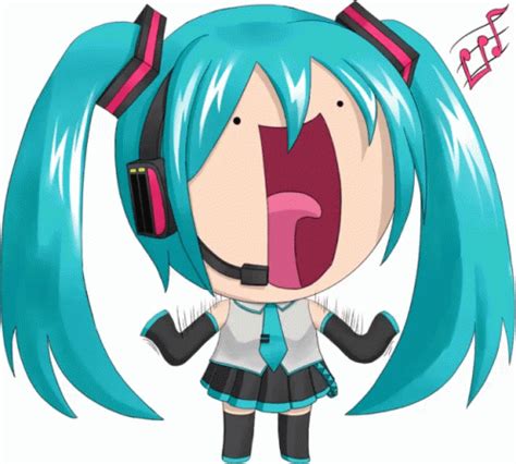 Hatsune Miku Singing GIF - HatsuneMiku Singing Anime - Discover & Share GIFs