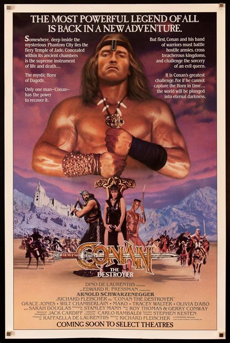 Conan the Destroyer Vintage Movie Poster