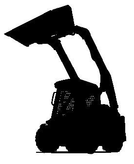 Skid Steer Silhouette at GetDrawings | Free download