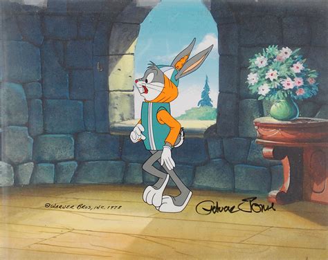 Bugs Bunny production cel from Bugs Bunny in King Arthur’s Court