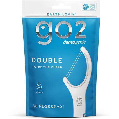 Go2 Dentagenie Double Floss Picks 35 Pack | Woolworths