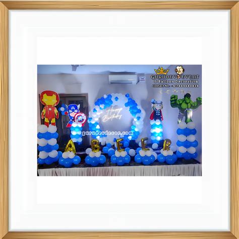 Avengers Theme party Decorations – Gurudev Balloon Decoration